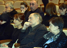 Ceremony of farewell with Magsud Ibrahimbeyov. Azerbaijan, Baku 23 match, 2016 